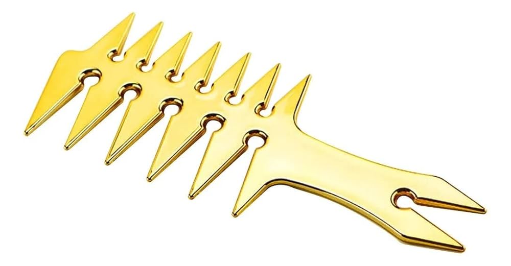 Peine de peluche BaBylissPRO dorado de dientes anchos