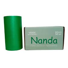 Papel aluminio alto relieve verde