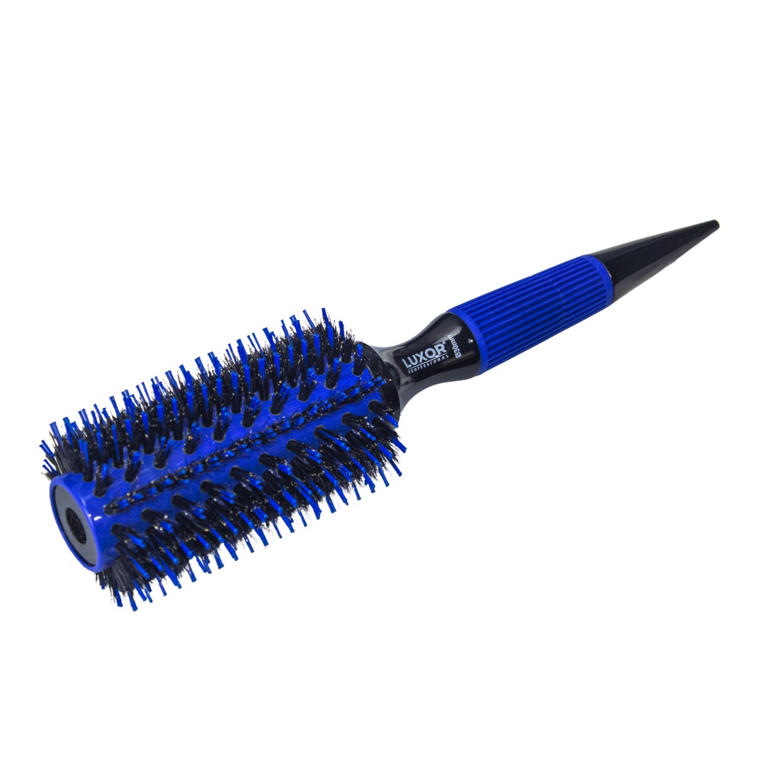 Cepillo Cerdas Mixtas para el cabello, diámetro 30mm, luxor Azul