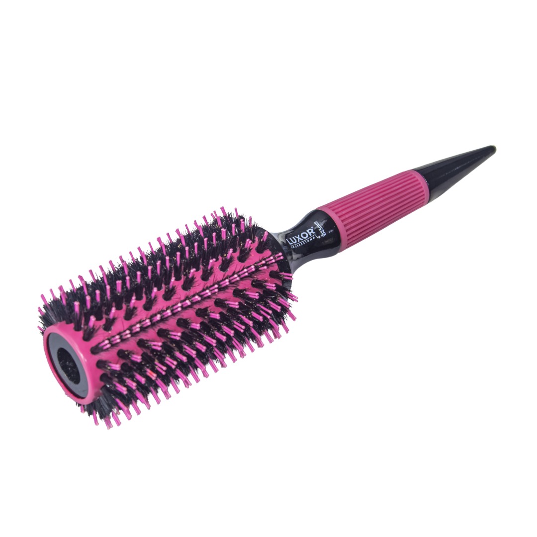 Cepillo Cerdas Mixtas para el cabello, diámetro 40mm, luxor Rosado