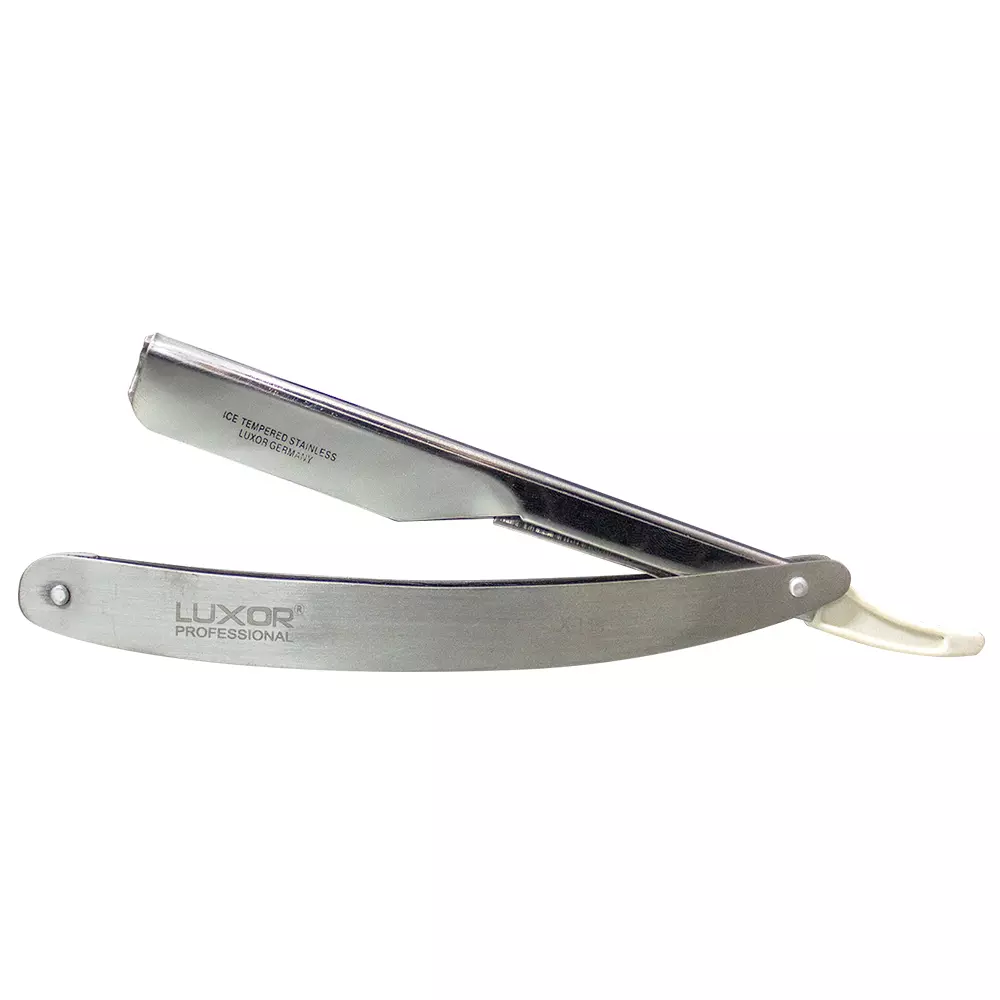Navaja de Afeitar plateada LUXOR