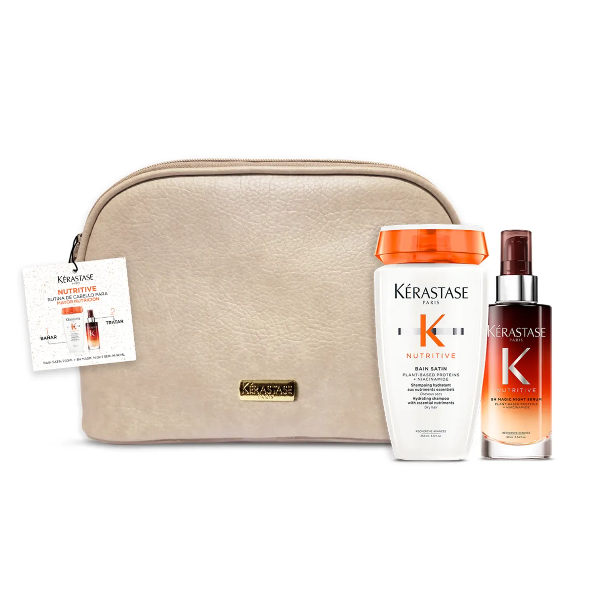 KIT DE KERASTASE NUTRITIVE SHAMPOO +SERUM